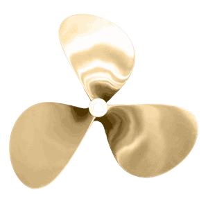 Mikado propeller 3-bladet høyre, 30 mm boring